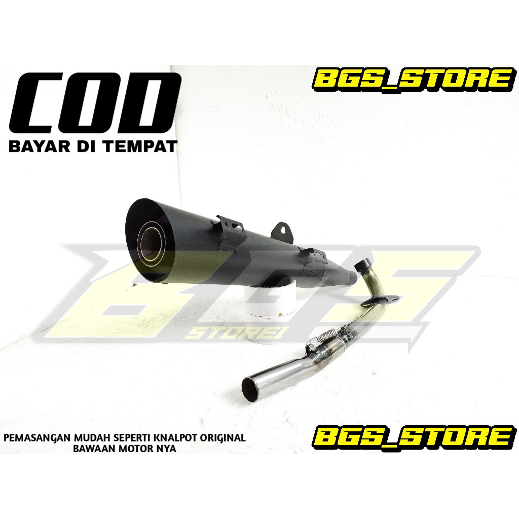 KNALPOT TSUKIGI STANDAR RACING KHARISMA KIRANA SUPRA FIT X 125 ABSOLUTE REVO Dll
