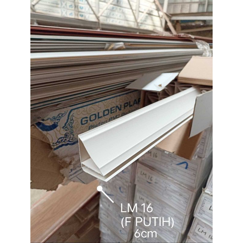 Aksesoris Plafon List Dinding & Sambungan PVC Minimalis Modern Mewah