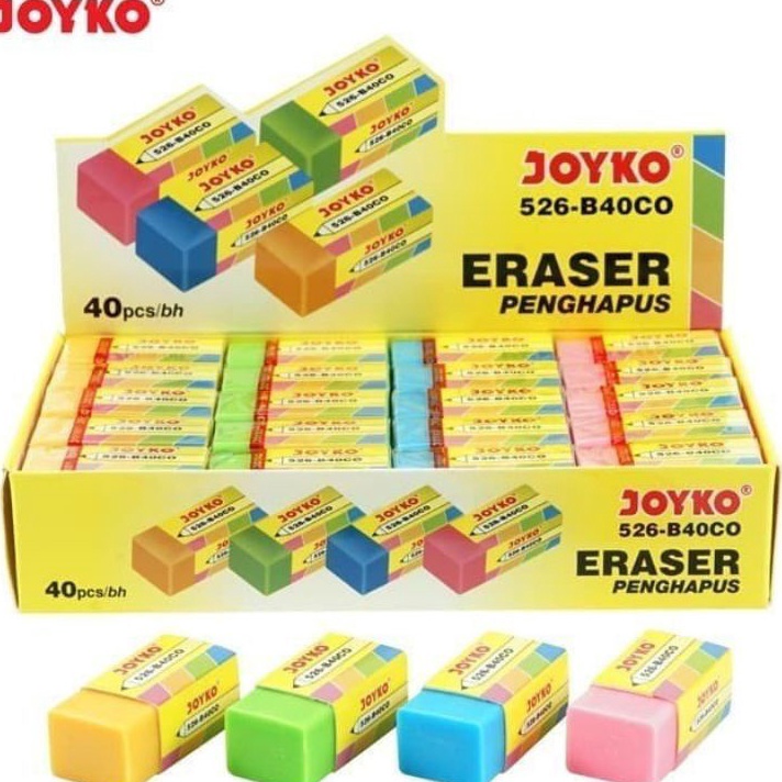 

KP8 Eraser Penghapus Kecil Joyko B4CO Warna 1pak