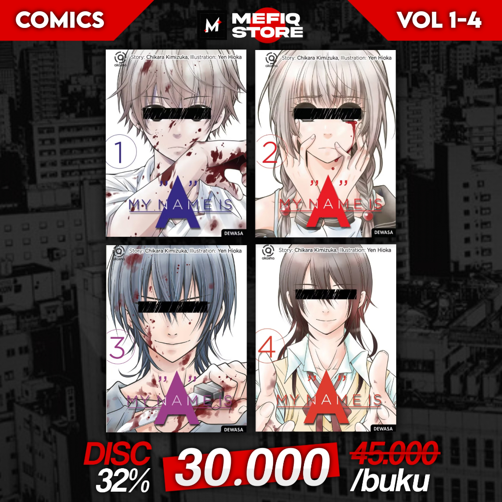 [Komik] My Name Is A Volume 1-4 [Kondisi Segel]