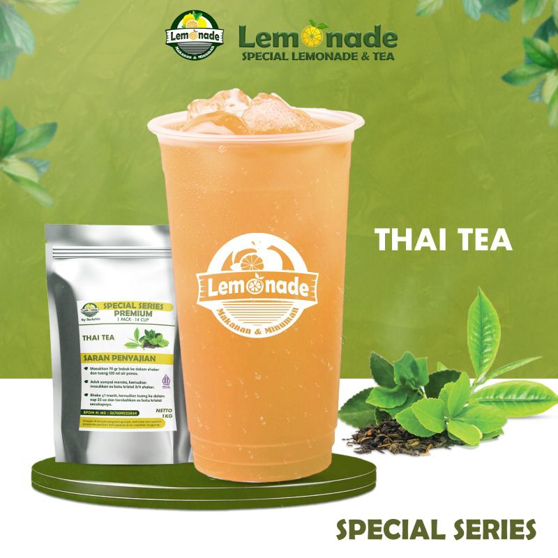 

LEMONADEOFFICIAL - MINUMAN Thai Tea 1KG