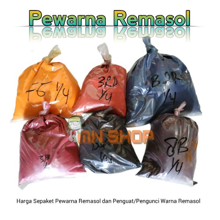 Sale 1gram Pewarna Remasol Batik Plus PenguatPengunci Warna
