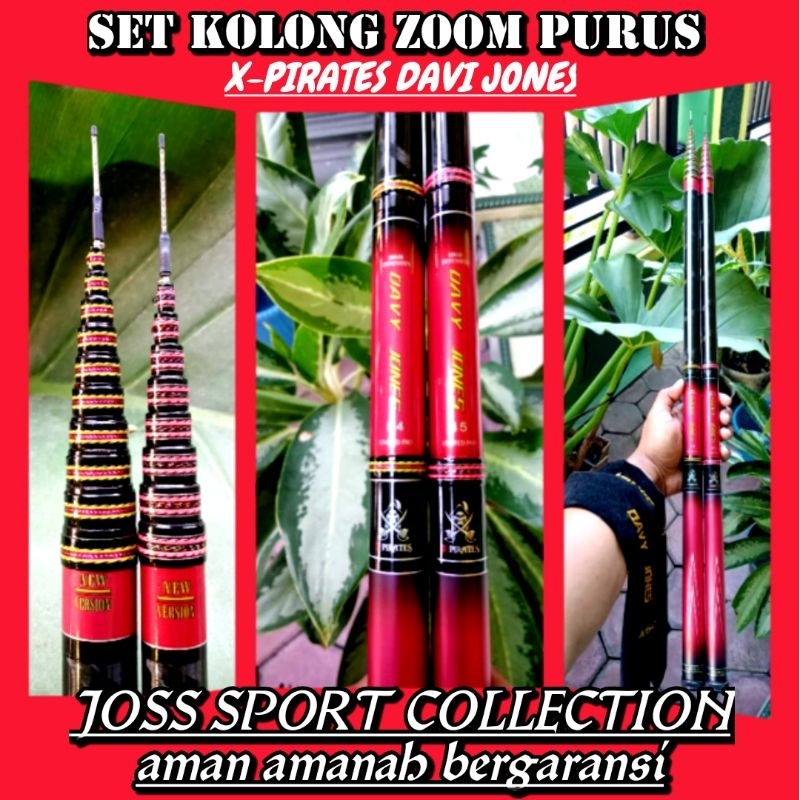 TEGEK KOLONG ZOOM DAVY JONES X-PIRATES 450 & 540 tersedia juga polos belum kolong