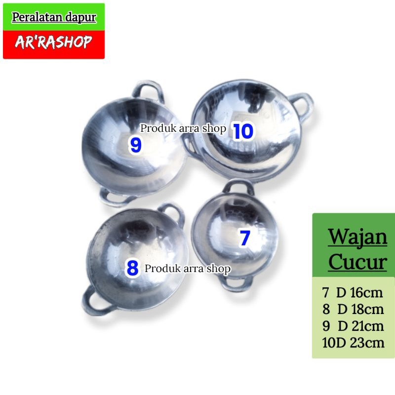 WAJAN KUE/wajan kue cucur/wajan mini dll 4 varian