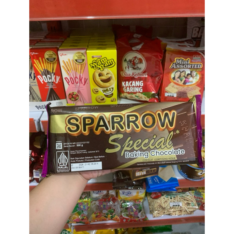 

SPARROW COKELAT COMPOUND HITAM COKELAT BATANG @500gr