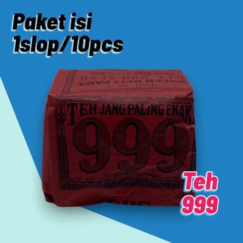 

TEH SOLO TEH 999 1 PAK ISI 10 BUNGKUS 40GRAM