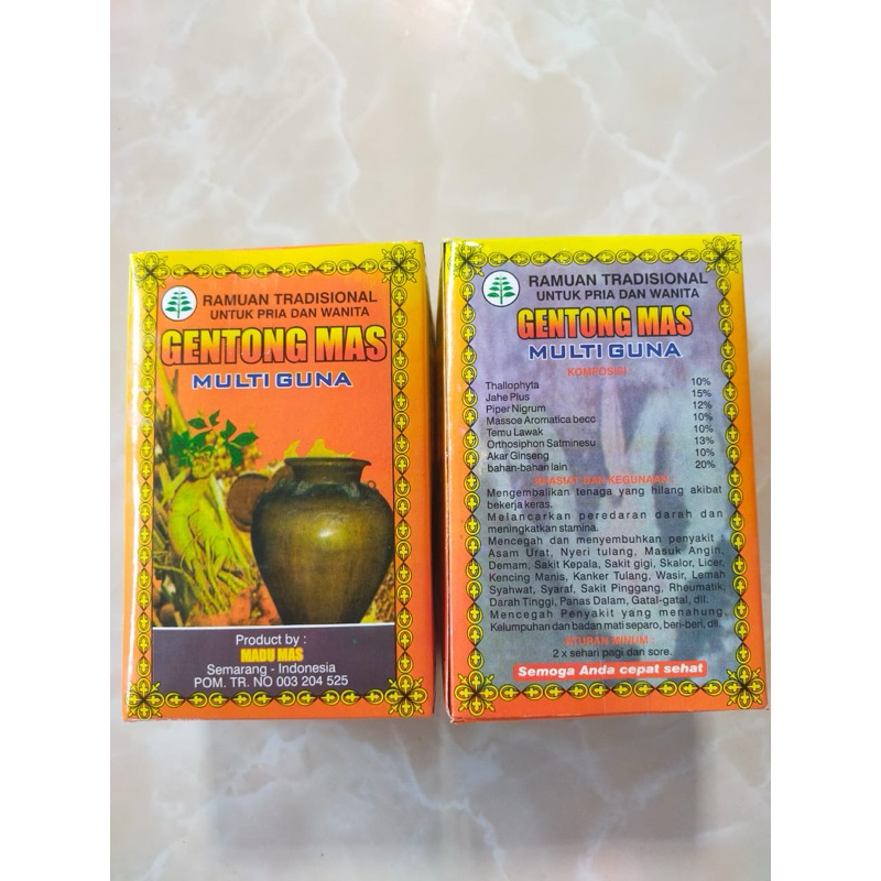 GENTONG MAS "MULTI GUNA"