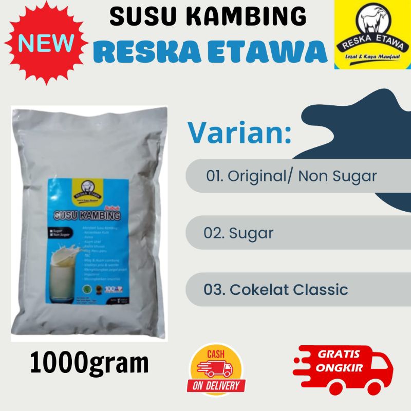 

Reska Etawa Premium Grade 1 kemasan 1kg