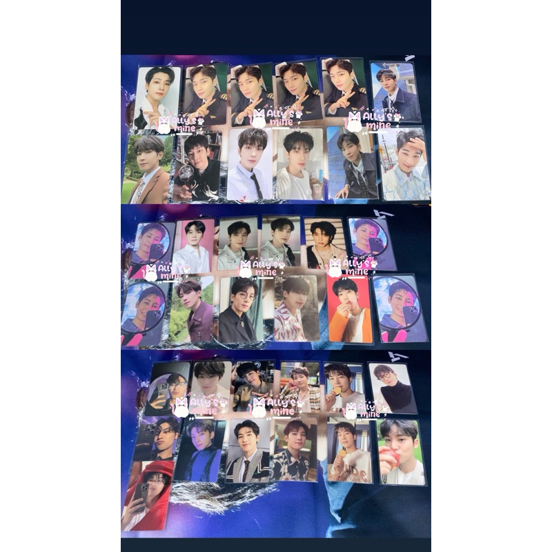 WTS Photocard official aab wonwoo seventeen, wonwoo pilot, wonwoo face the sun, wonwoo ode to you, w