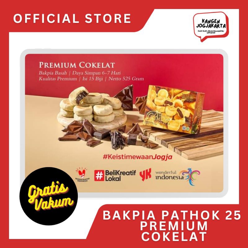 Bakpia BAKPIA PATHOK 25 Premium Cokelat