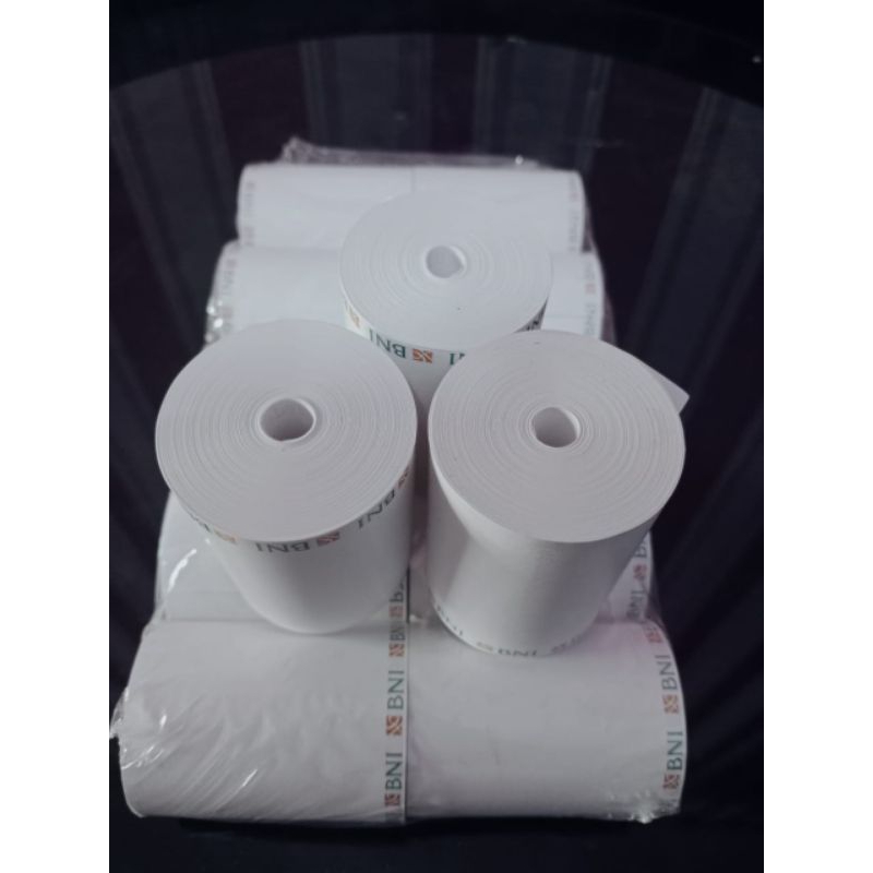 

kertas struk kasir logo BNI 58x40mm paket murah 10 roll