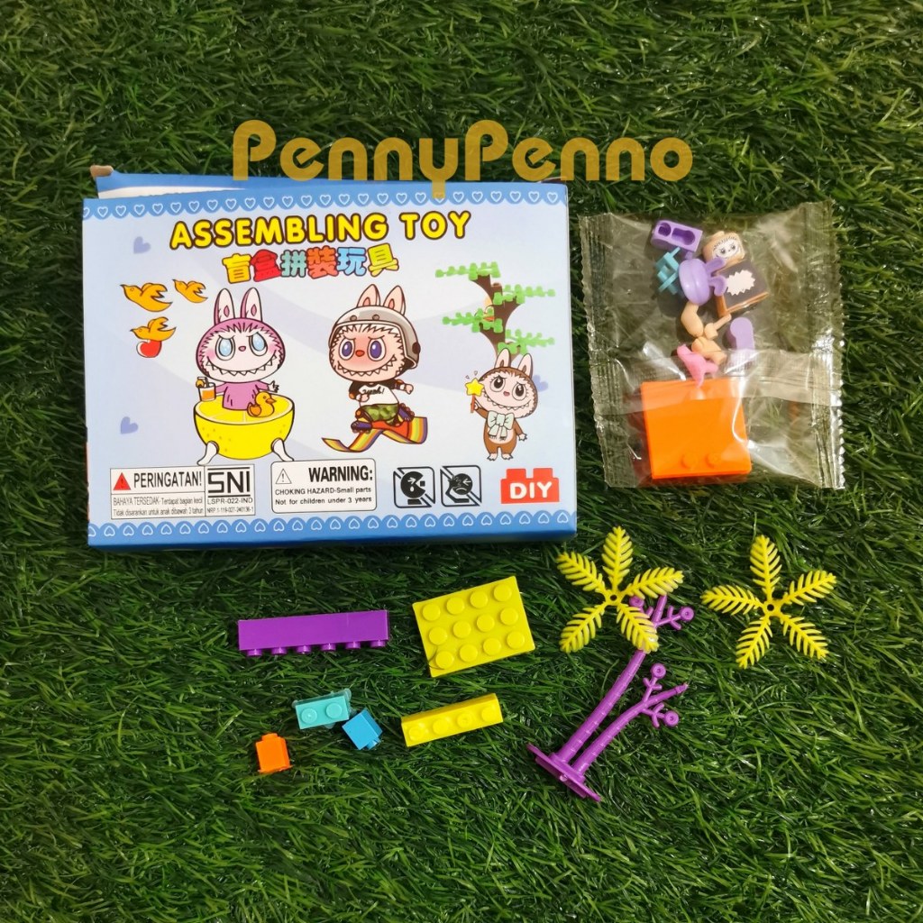 Mainan Lego Bricks Labubu HA / Mainan Bongkar Pasang Brick