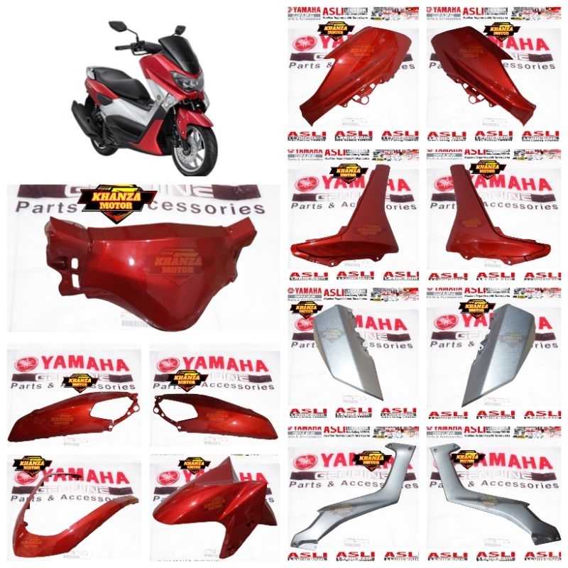 BODY BODY HALUS VARIAN NMAX OLD Merah glossy  2015-2019 ORIGINAL YAMAHA