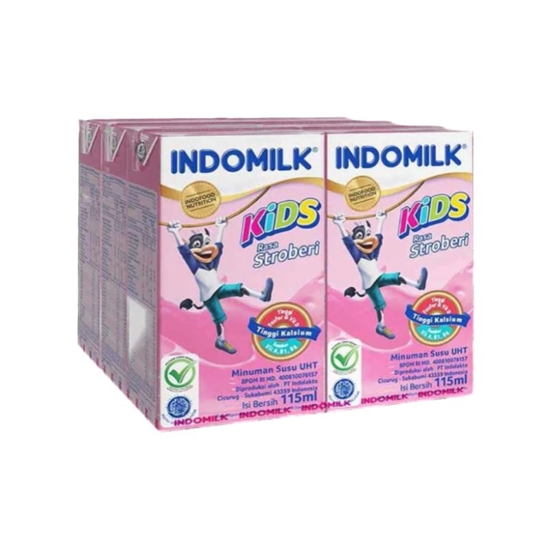 

Indomilk Susu Cair Uht Kids Strawberry 6X115ml