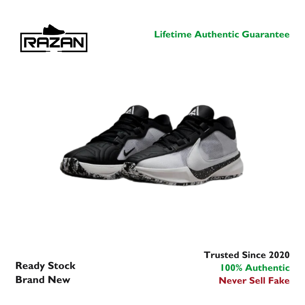 Nike Zoom Freak 5 EP Oreo 100% Authentic Original DX4996 101