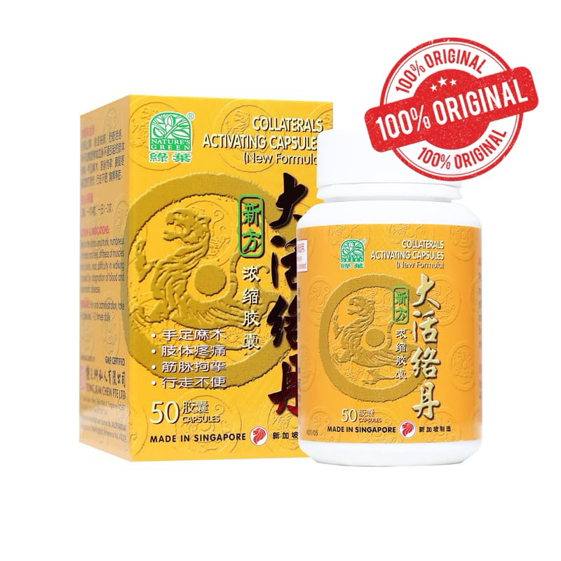 Da Huo Luo Dan 50kapsul Singapore Original Daai Woot Lok Dan Obat Stroke Rematik Peredaran Darah Tid