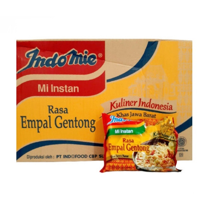 

INDOMIE EMPAL GENTONG KUAH 1 DUS ISI 40 PCS