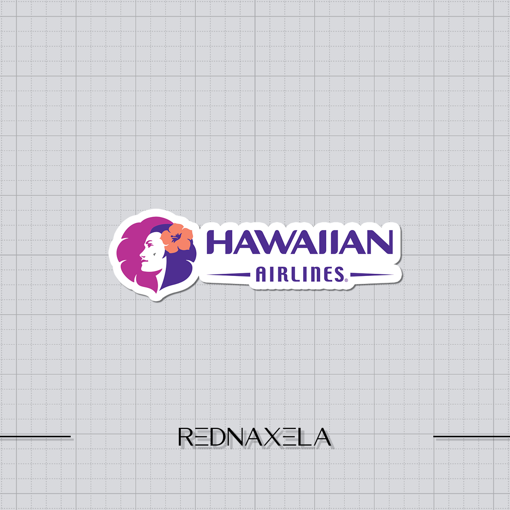 

Stiker Vinyl Hawaiian Airlines Stiker Koper Outdoor Waterproof Sticker