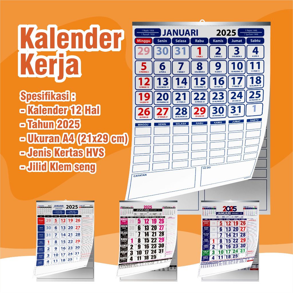 

Kalender Kerja - Kalender kerja dinding - kalender kerja callendar