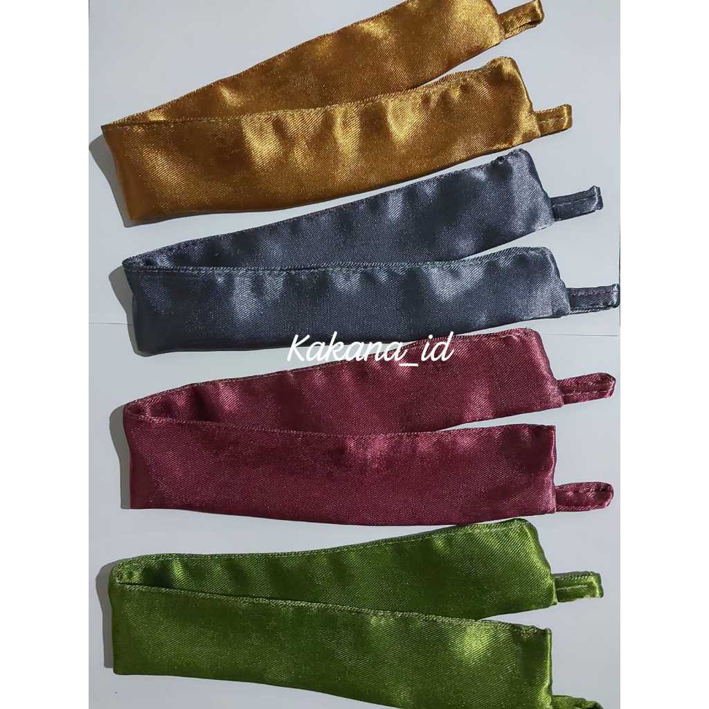 Sepasang Tali Gorden Polos Mewah Bahan Blackout Import Termurah