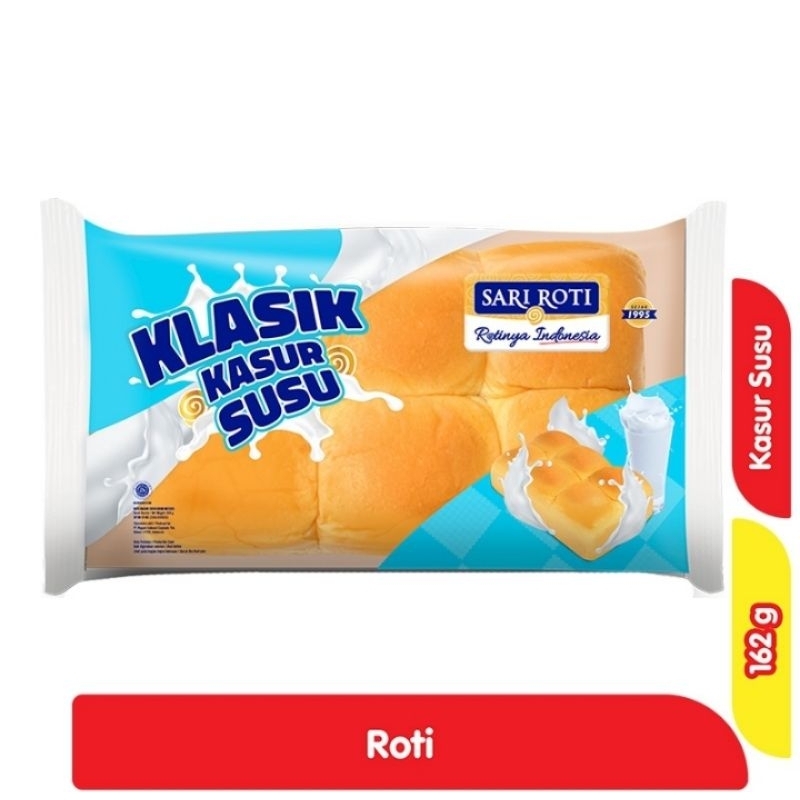 

SARI ROTI KASUR SUSU 162g