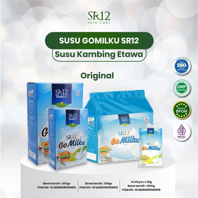

￼Susu Gomilku SR12 Etawa Halal Terbaik - Susu Kambing Etawa Gomilku - Kualitas Premium Tidak Berbau
