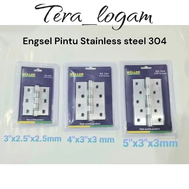Engsel muller stainless 304 engsel pintu dan jendela
