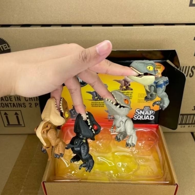 Action Figure Dino Snap Squad Mattel Jurasic world second collection rare vintage