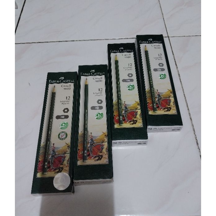 

KF7 pencil 2b 3b4b5b6b7b8b faber castell orinal isi 12 pcs