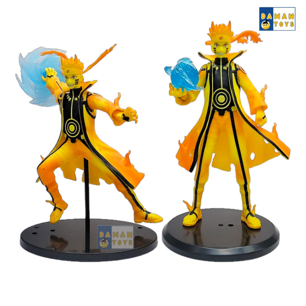 QH Action Figure Naruto Kyubi Biju Mode Rasengan Six Pats Rikudo