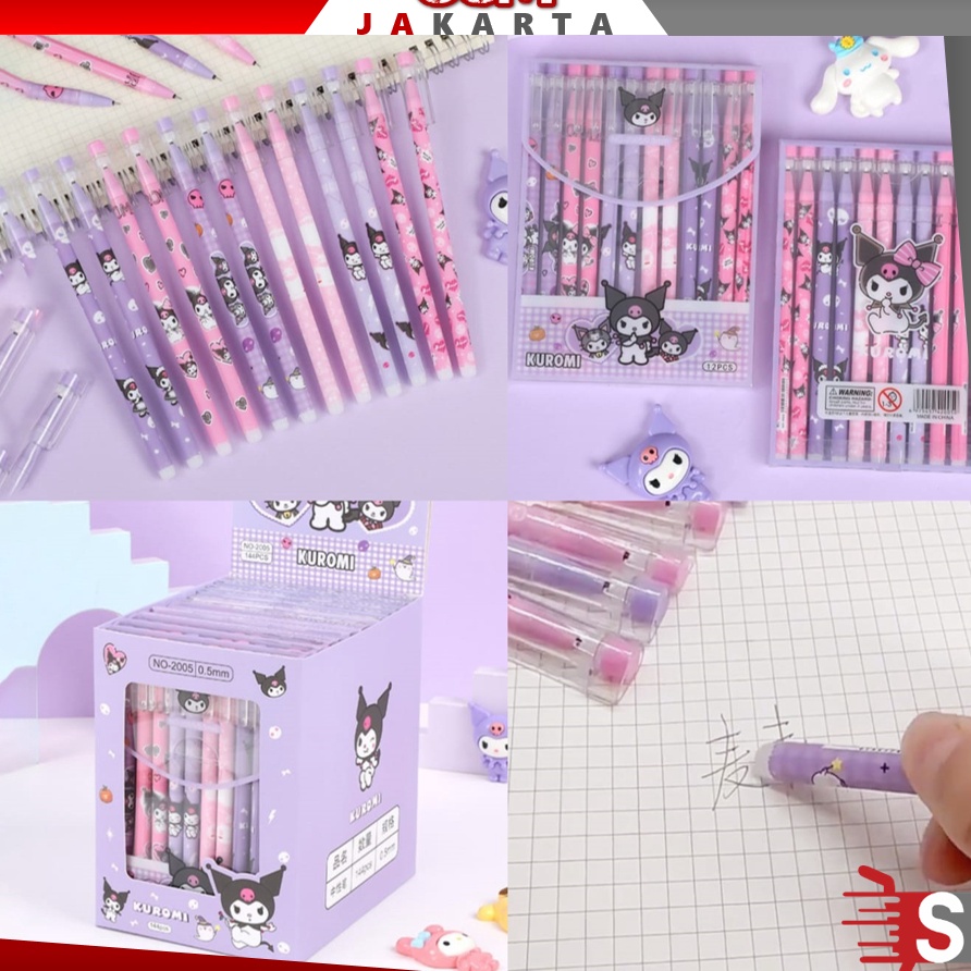 

Mega OSM JKT S593 Pena Karakter Bisa Dihapus Pulpen Erasable Pulpen Bisa Dihapus 12 PCS Pena Hitam 12 PCS Erasable Gel Pen