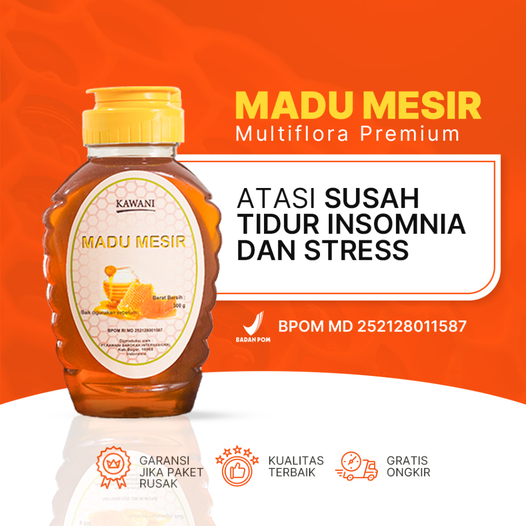 

Madu Mesir Multiflora Premium Atasi Susah Tidur Insomnia dan Stress serta Gelisah Overthinking