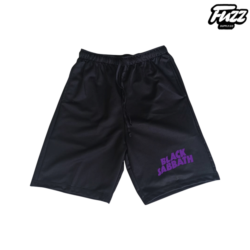 Celana Pendek Black Sabbath Boxer Distro Musik Band Metal Kolor Santai Pria Dan Wanita