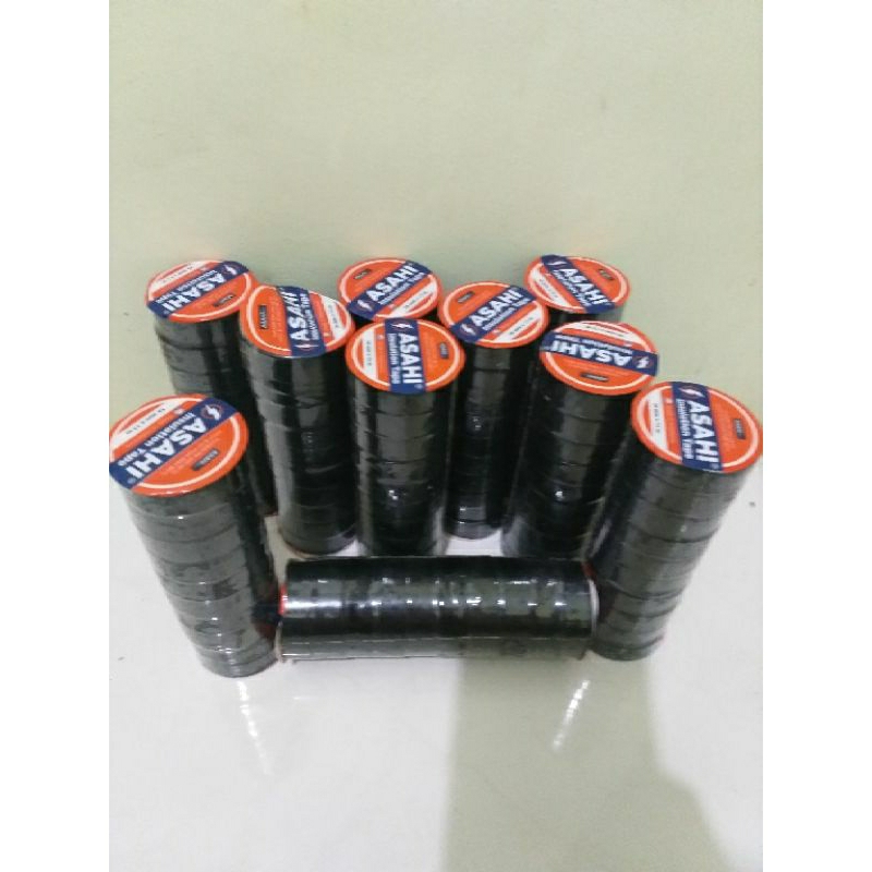 ISOLASI LISTRIK MEREK ASAHI 10 ROL( 1 SLOP )