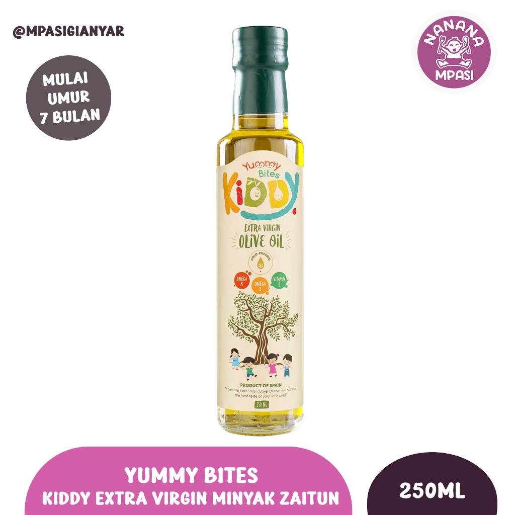 

Yummy Bites Kiddy Extra Virgin Minyak Zaitun EVOO