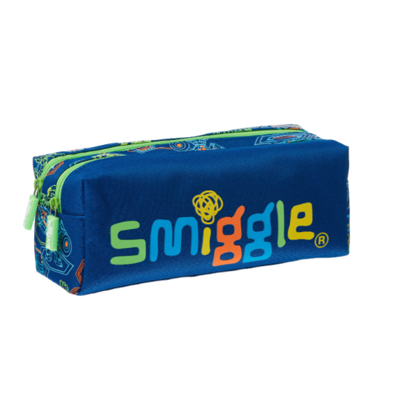 

SMIGGLE NEAT PENSILCASE TWIN ZIP NAVY - TEMPAT PENSIL SMIGGLE