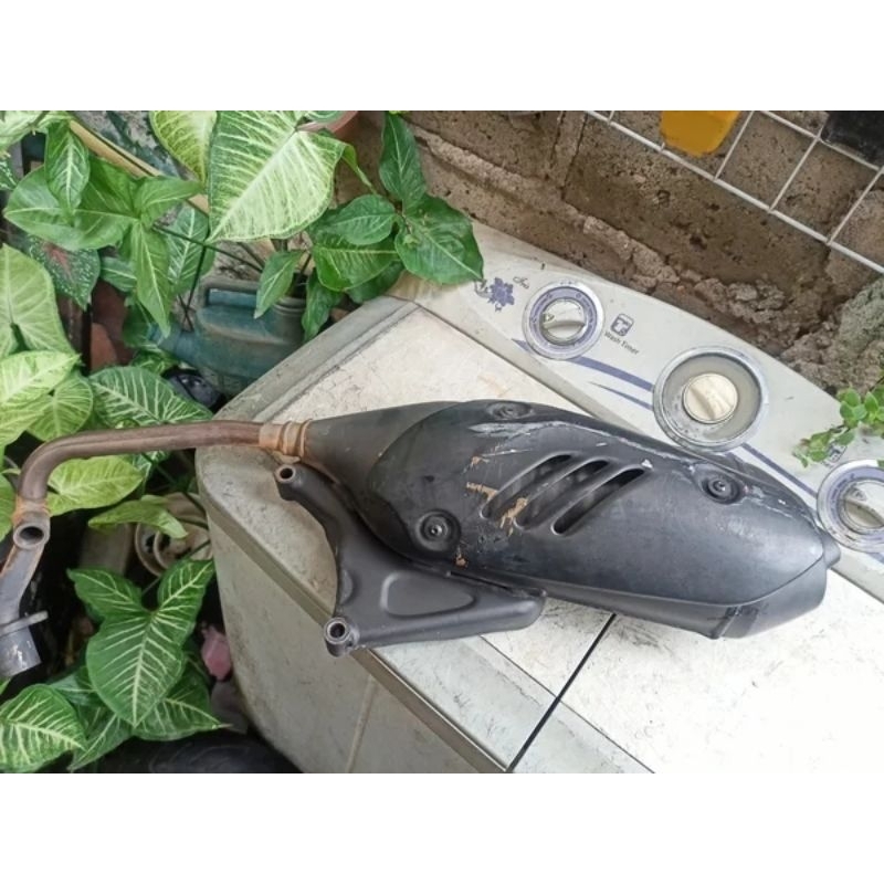 Knalpot lx s facelift sprint primavera iget i get vespa matic modern original ori copotan standar ke
