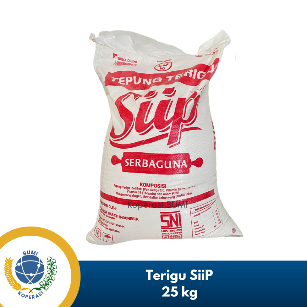 

Tepung Terigu SiiP 25 kg