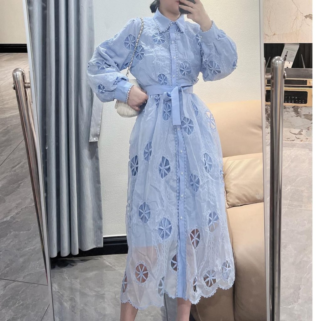 BOO - 52502 Sarah Embroidered Midi Dress