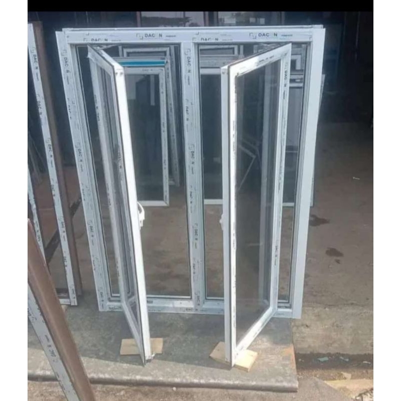 KUSEN JENDELA ALUMINIUM MODEL DABEL/GANDENG UKURAN 120*100 BISA COSTUM UKURAN,MODEL,WARNA SESUAI REQ