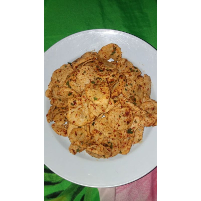 

Basreng Pedas Gurih Daun Jeruk By.DapurAmbu