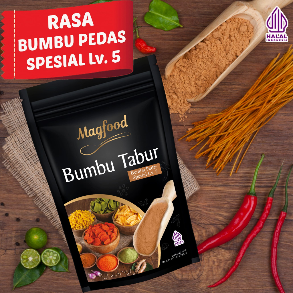 

Magfood Bumbu Tabur Pedas Spesial Level 5