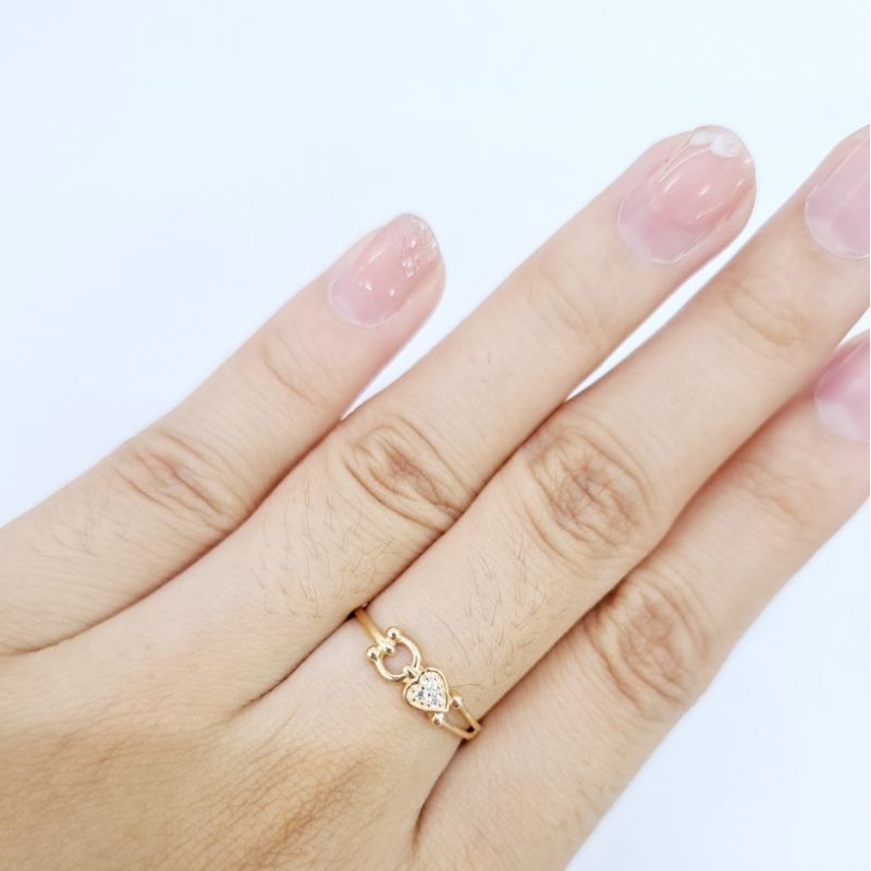 Dewi Ponorogo CINCIN VARIASI MATA Emas Asli Kadar 8k/375% Yellow Gold