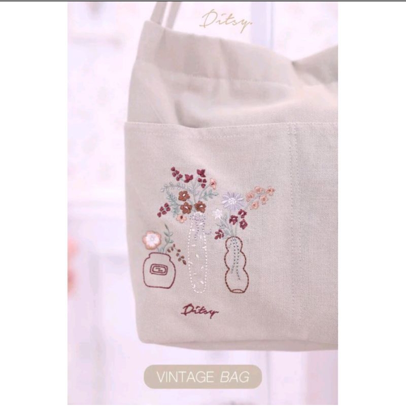 DITSY TOTBAGE PRIVE - VINTAGE BAG