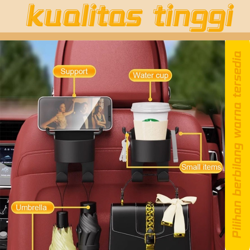 Tempat Minum Botol Gantung Cup Holder Botol Mobil Hanger Kursi Mobil Cup Holder Botol Gantung Headre