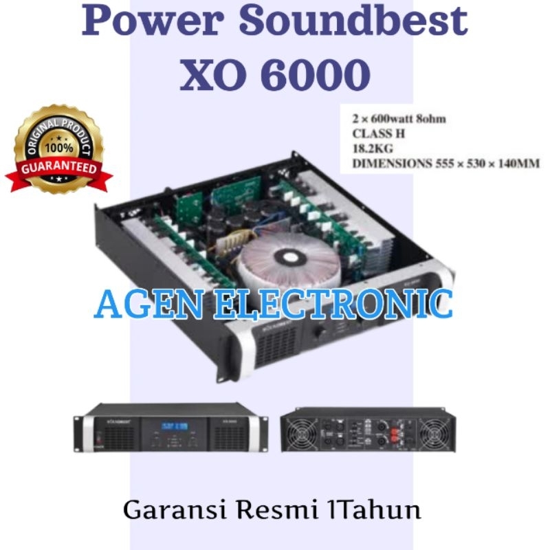 Power Soundbest XO 6000 Original Amplifier Class H SOUNDBEST XO6000