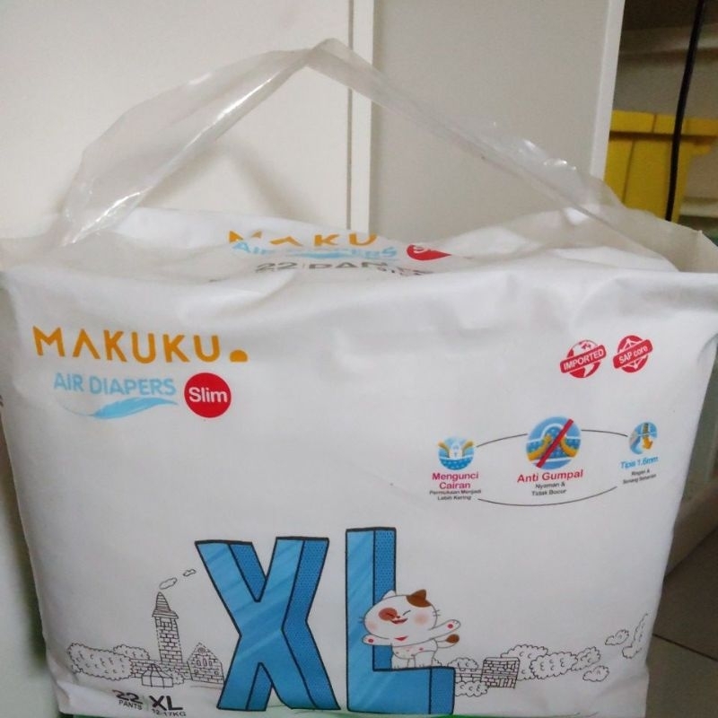 MAKUKU AIR DIAPERS - SLIM - XL 22