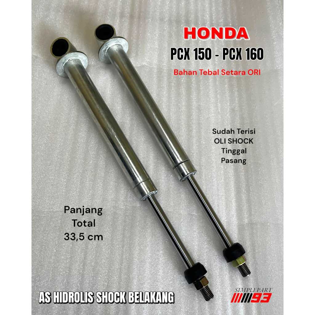 AS HIDROLIS SHOCK SHOK SKOK BELAKANG HONDA - PCX 150 , PCX 160