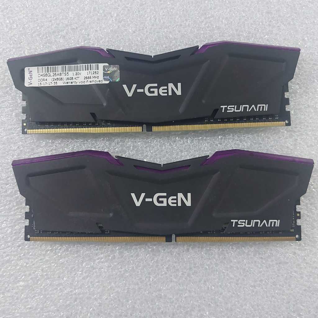 ram memori pc gaming murah ddr4 16gb vgen tsunami 2x8gb kit