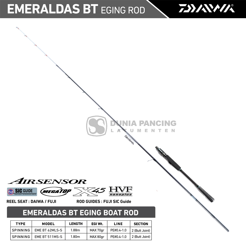 Jorang Eging DAIWA EMERALDAS BT | Eging Rod | Spinning | Butt Joint
